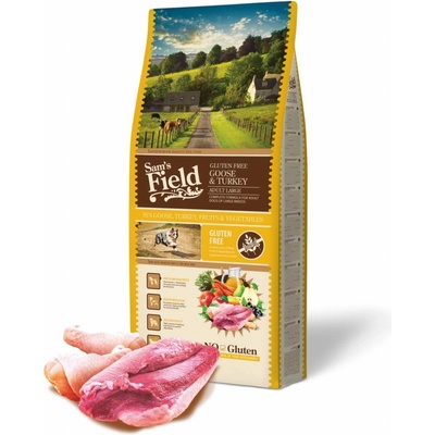 Sam's Field Gluten Free Adult Large Goose & Turkey 13 kg