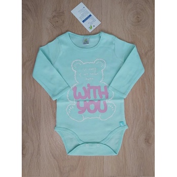 Image 1 of Rach Боди с дълъг ръкав With You, 68, 74, 80, 86, 92, 98 /тюркоазено/