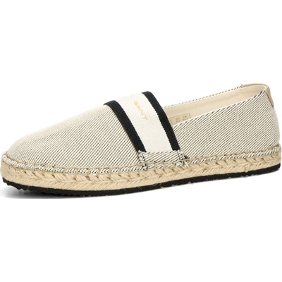 Gant dámské stylové espadrilky béžovo černé – Zboží Dáma