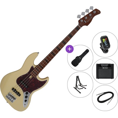 SIRE Marcus Miller V5 Alder-4 SET 2 Vintage White Електрическа бас китара