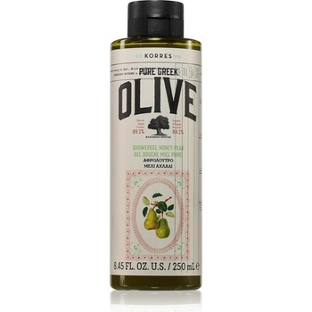 KORRES Pure Greek Olive & Honey Pear освежаващ душ гел 250ml