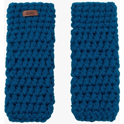 Doke háčkované návleky petrol