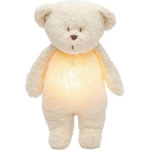 MOONIE Мека играчка Moonie Organic 2.0 - Bear, с нощна лампа и успокояващи звуци, Polar (M-MPO2) - ozone