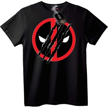 NOONEBRAND Тениска Deadpool Лого с Нокти - 2XL, White