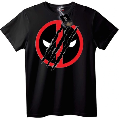 NOONEBRAND Тениска Deadpool Лого с Нокти - 2XL, White