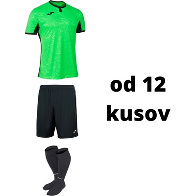 Joma Toletum II pre mužstvo od 12 kusov jasná zelená čierna počet ks v sadě 12 hráčskych setov