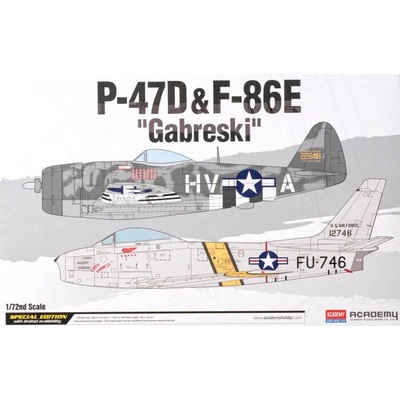 Academy Комплект два самолета F-86 " Sabre" и P-47D " Gabreski" (12530)
