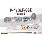 Academy Комплект два самолета F-86 " Sabre" и P-47D " Gabreski" (12530)