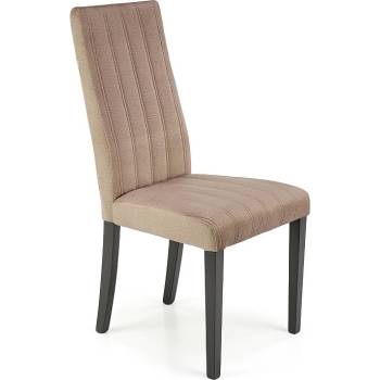 Halmar Трапезен стол diego 2 черно/ бежово