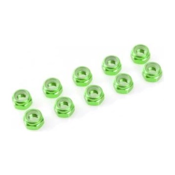 Revtec Самозаключваща се гайка m4 алуминий зелена (10)