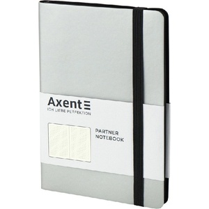  Бележник Axent Soft А5 96л. Точки Сребрист (1120649-25-8312-34-A)
