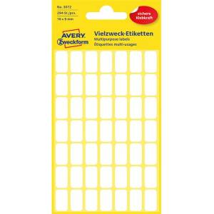 AVERY 3072 16x9mm универсален 294pcs бял етикет (3072)
