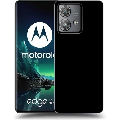 Picasee silikónové Motorola Edge 40 Neo - Separ - Black On Black 2 čierne