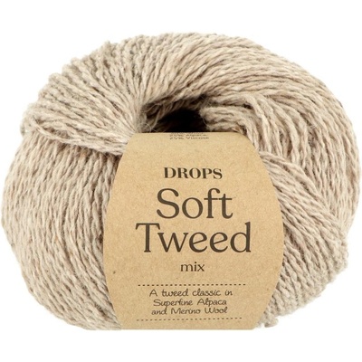 Drops Soft Tweed 03 béžová
