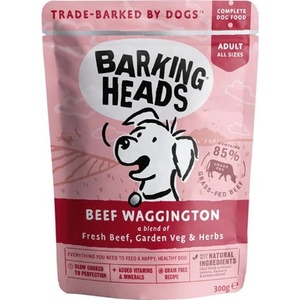 Barking Heads & Meowing Heads Говеждо Waggington БЕЗ ЗЪРНА 300 г