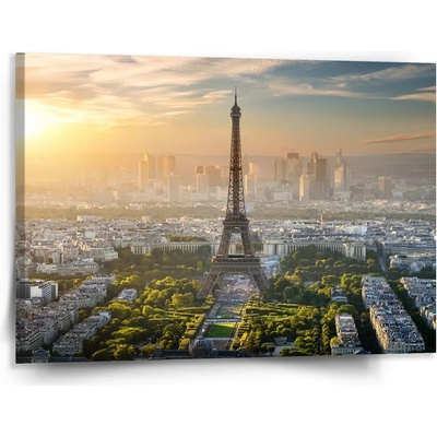 Sablio Obraz Paríž Eiffelova veža Skyline - 150x110 cm