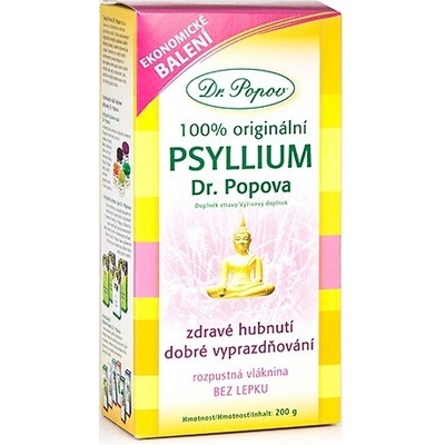 Dr. Popov Psyllium indická rozpustná vláknina 200 g