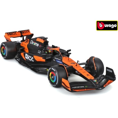 Bburago RACE Formula F1 McLaren F1 Team MCL38 2024 81 Oscar Piastr Hard case 1:24