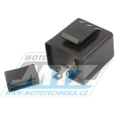 Relé blinkrů (přerušovač blinkrů) 2pólové / 12V s držákem - univerzální 2x10W+3,4W NI7686994