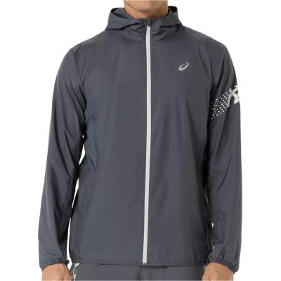 Asics Мъжко яке за бягане Asics Icon Jacket Running jacket - Carrier Grey (028-0825-0412)