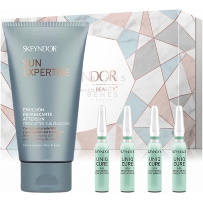 Skeyndor Recovering Pack SOS concentrate 4 x 2 ml + emulze po opalování 50 ml darčeková sada