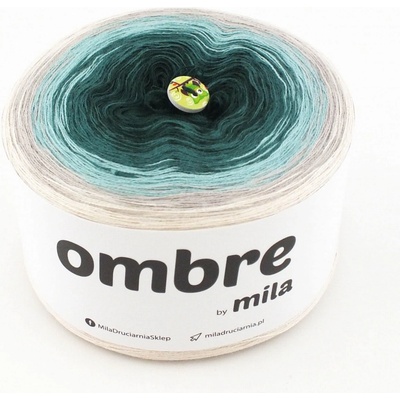MILA Příze OMBRE Classic 1200m/3nitky M020R - Lesní mámení II.