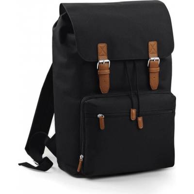 BagBase Vintage čierna-hnedá 18 l