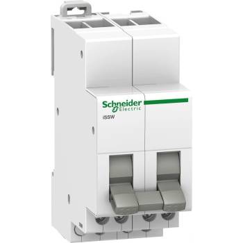 Schneider Electric SE Ум шалтер I-0-II DIN монтаж Acti 9 iSSW 20A 2P 250V 2 мод. - A9E18074 (A9E18074)