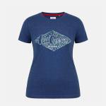 Lee Cooper Дамска тениска Lee Cooper LeeCooper Classic T Shirt Ladies - Navy Marl