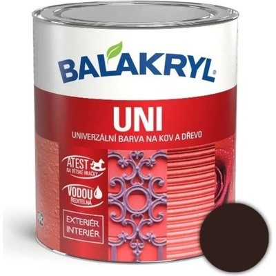 Barvy a laky Hostivař akryl Uni lesk 0250 0,7kg palisandr