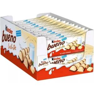 Ferrero Kinder Bueno White 2 бр 39гр опаковка 30 бр