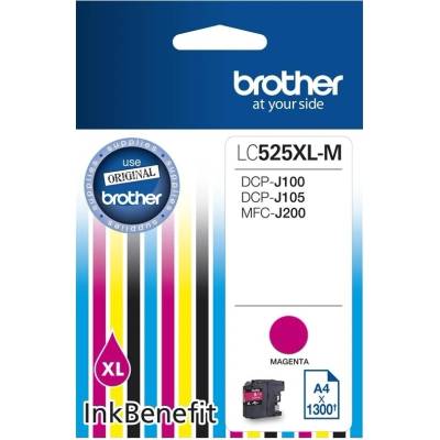 Brother LC-525XLM оригинална касета, магента (BLC-525XLM)