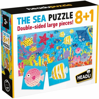 Headu Образователен пъзел 8+1 Headu - The Sea, 32 части (HMU59759)