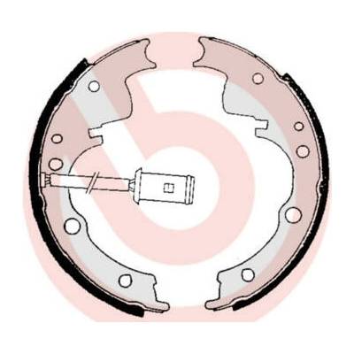 Sada brzdových čeľustí BREMBO S A6 505
