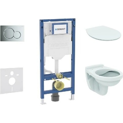 Geberit Duofix s tlačidlom Sigma01 SANI11CD1101