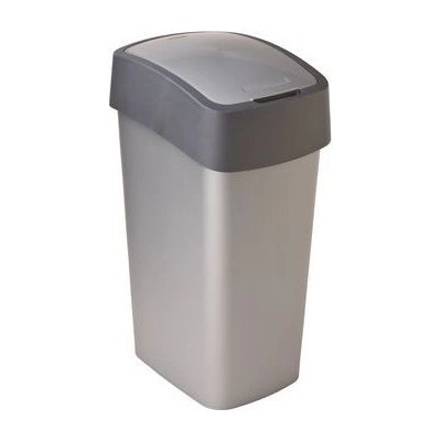 Plastový Pacific, objem 45 l, strieborný/sivý