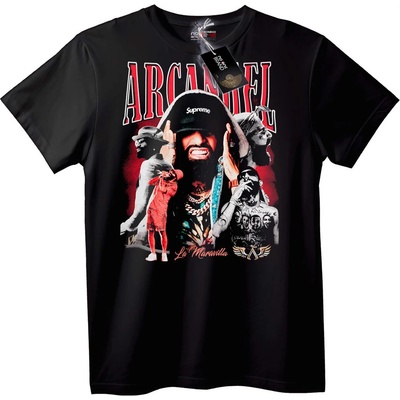 NOONEBRAND Тениска Arcangel La Maravilla - XXS, Black