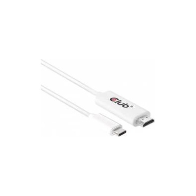 Club 3D USB Club 3D USB-C Cable - HDMI 1.8 m White (CAC-1514)