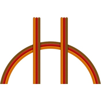 Kavan Kabel třížilový plochý tlustý JR 0.25mm2 PVC