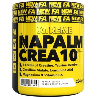 Fitness Authority NAPALM Crea 10 | Creatine Matrix with Betaine, Taurine & AAKG [234 грама] Екзотични Плодове