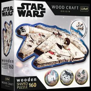 Trefl Wooden puzzle Star Wars 160 pcs Millennium Falcon Trefl 20189