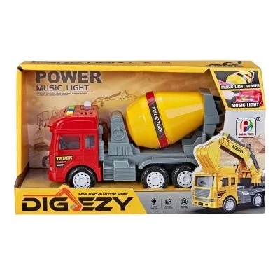Man Yuk Toys Бетонобъркачка със звукови и светлинни ефекти