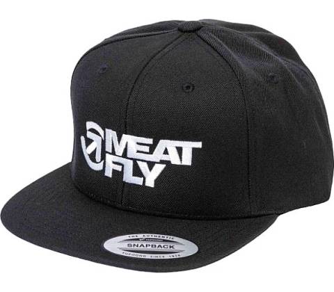 Meatfly Ness Snapback Black