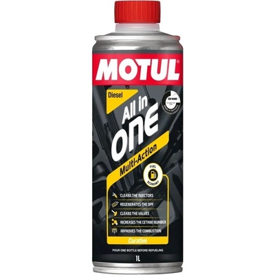 Motul Многофункционална почистваща добавка motul all in one diesel 1л (all in one diesel 1l)