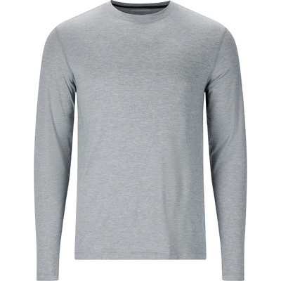 ENDURANCE Мъжка спортна тениска ENDURANCE Abdon Melange L/S Tee Sport shirt - Flint Stone - размер XL (216-4580-0614)