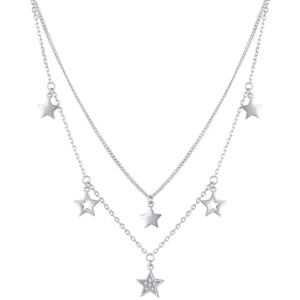 Silenti Jewelry Сребърно колие "Удивление
