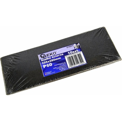 Geko Brusná sieťka 105×280 mm P60 – balenie 10 ks (Geko)