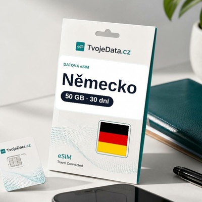 eSIM Německo 50 GB / 29 dní