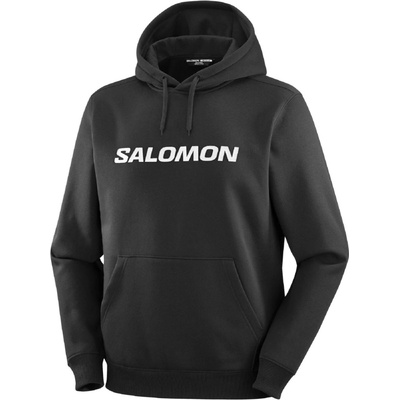 Salomon Big Logo Hoodie deep black