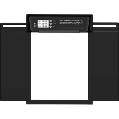 Automatická dvířka do kurníku se solárním panelem 37,9 × 28 cm